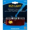 Ikzi Rear Light On/Off on Batteries | Rear Light Bicycle Lights Rear Light