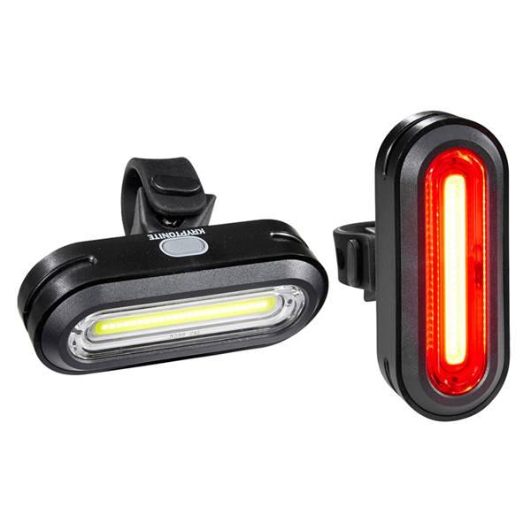 Avenue F-150 R-75 Lighting Set USB – Bl | Bike Light Set Bicycle Lights Bike Light Set