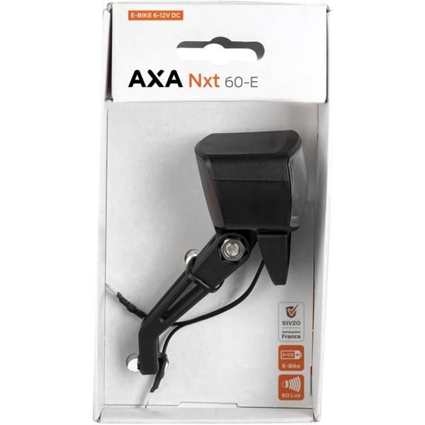 Axa NXT 60 Headlight LED E-Bike 6-12V 60 Lux – Black | Headlight Bicycle Lights Headlight