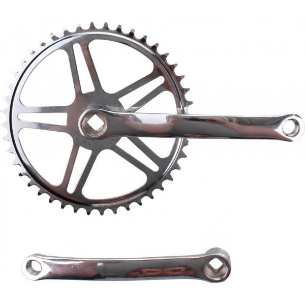 Boghal Crankset 46 Teeth 170mm Cotterless – Chrome | Crankset (City) Crankset (City) Crankset (City)