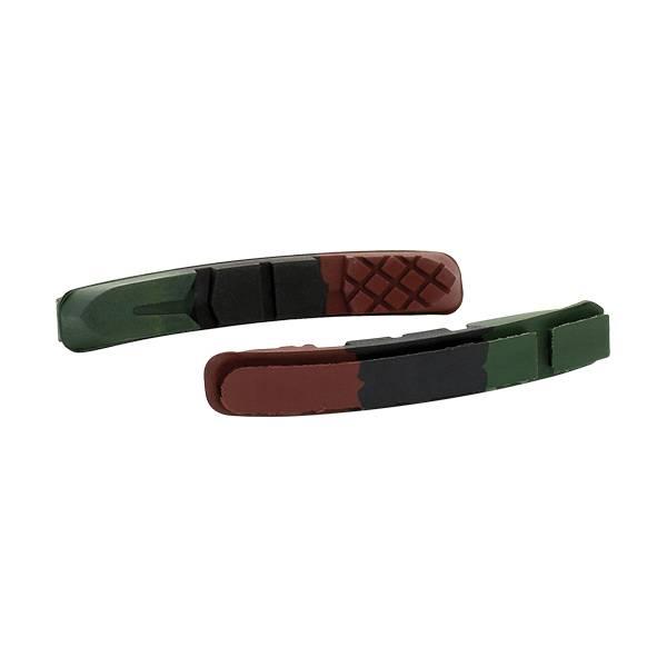 Brake Rubber 72mm V-Brake Groen/Zwart/Bruin (4) | Brake Pads Brake Pads Brake Pads