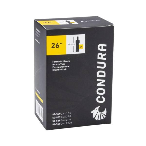 Condura Inner Tube 26 x 1.75 – 2.125" Dv 40mm – Black | Inner Tubes Inner Tubes Inner Tubes