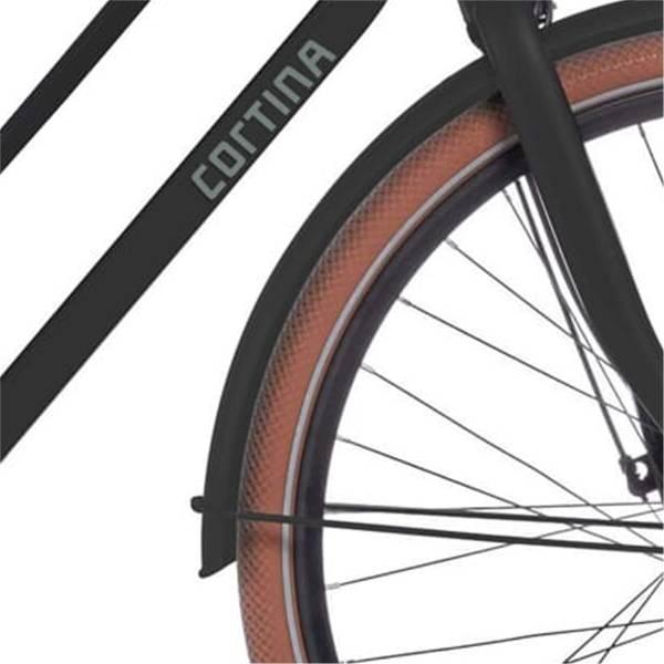 Cortina Front Mudguard 28" Foss – Matt Arrant Black | Mudguard Mudguard Mudguard