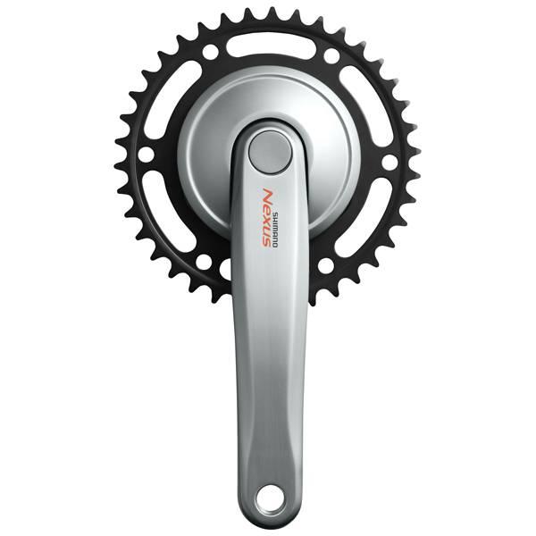 Crankset Nexus C6000 38T 170mm – Silver | Crankset (City) Crankset (City) Crankset (City)