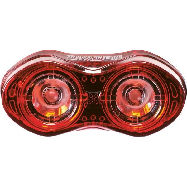 Eyes Rear Light LED USB – Black/Red | Rear Light Bicycle Lights Rear Light