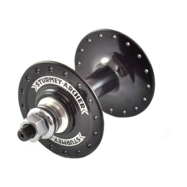 Front Hub HBT30 32 Hole Solid Axle – Black | Hubs Bicycle Wheels Hubs