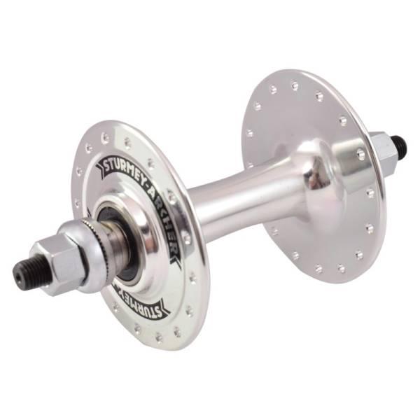 Front Hub HBT30 32 Hole Solid Axle – Silver | Hubs Bicycle Wheels Hubs