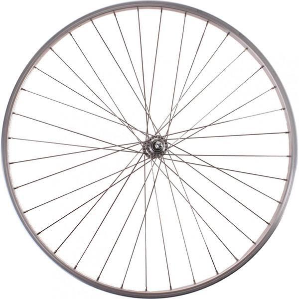 Front Wheel 27 x 1 5/8 1 1/4" Aluminum – Silver | Wheels Bicycle Wheels Wheels