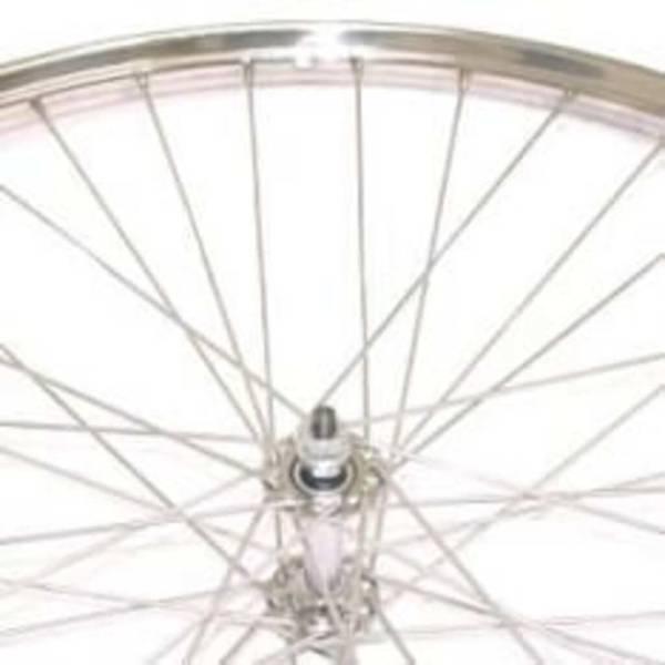 Front Wheel 28 x 1 3/8" Inox – Silver | Wheels Bicycle Wheels Wheels