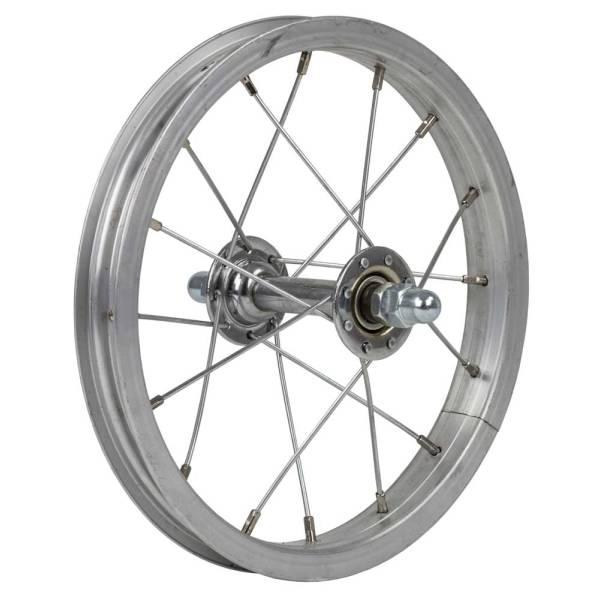 HBS Front Wheel 12" Fixed Axle Aluminum – Silver | Wheels Bicycle Wheels Wheels