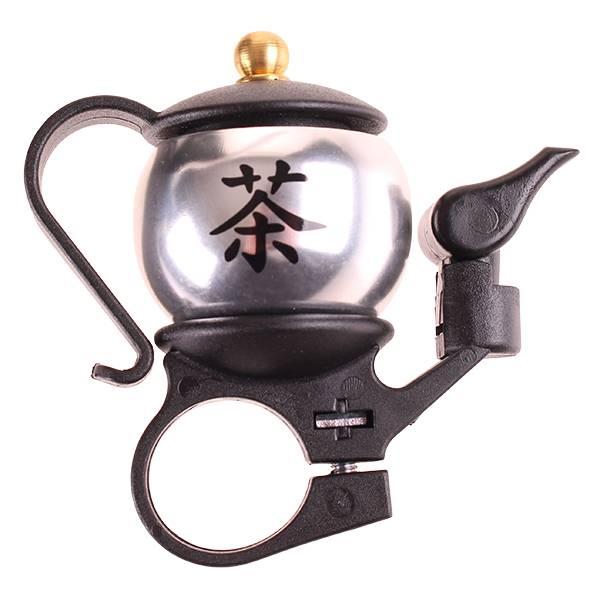 HBS Luxury Japanese Teapot Bicycle Bell O22,2mm – Silver | Bells Bells Bells