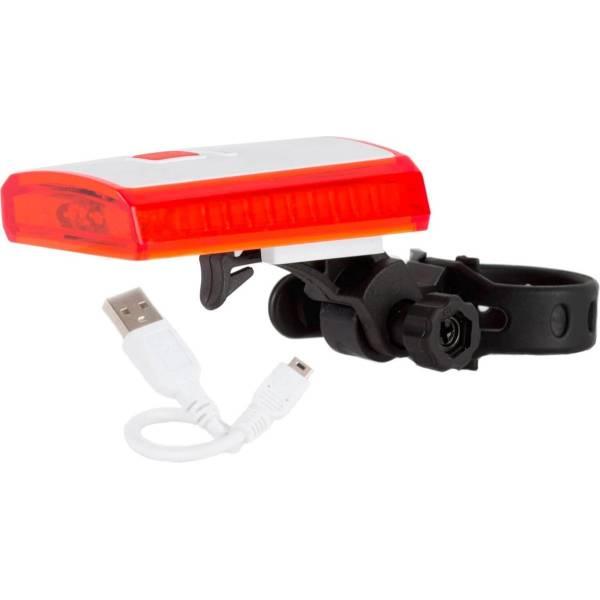 IKZI Rear Light Goodnight Aside USB-Rechargeable – Red/White | Rear Light Bicycle Lights Rear Light