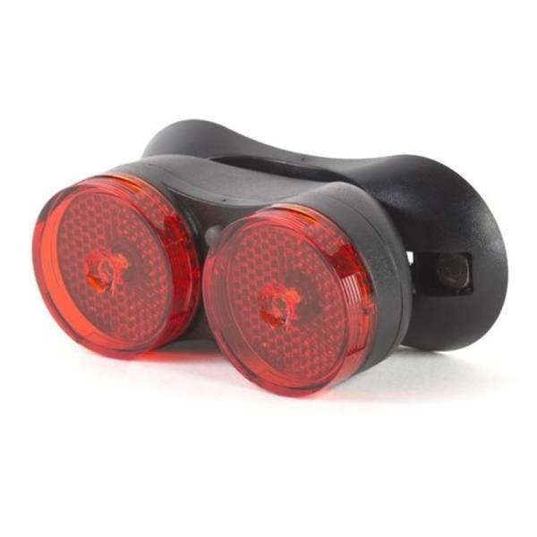 IKZI Reflector/Rear Light Dobbel 2xAAA 50/80mm Assembly | Rear Light Bicycle Lights Rear Light