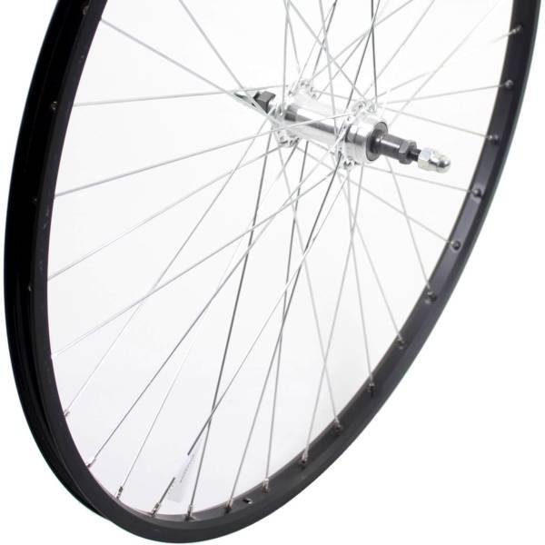 Rear Wheel 28 Freewheel Solid Axle Aluminium Black | Wheels Bicycle Wheels Wheels