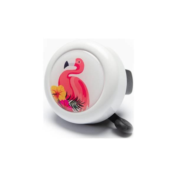 Reich Bicycle Bell O55mm Flamingo – White/Pink | Bells Bells Bells