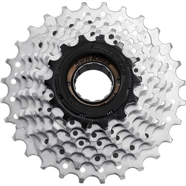 Sunrace Freewheel 14-28T 7S Silver | Freewheel Drivetrain (Sports Bike) Freewheel