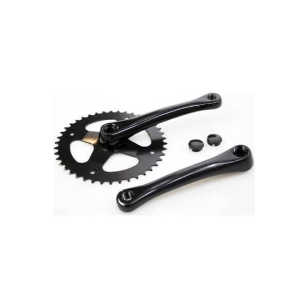 Cortina Crankset 42T 170mm Alu for Transport – Black | Crankset (City) Crankset (City) Crankset (City)